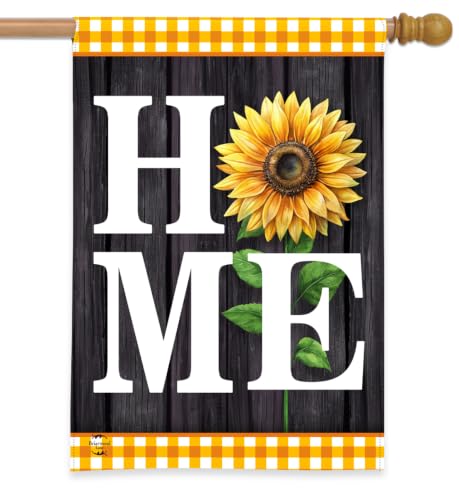 Briarwood Lane Sunflower Home House Flag - color: Sunflower Home