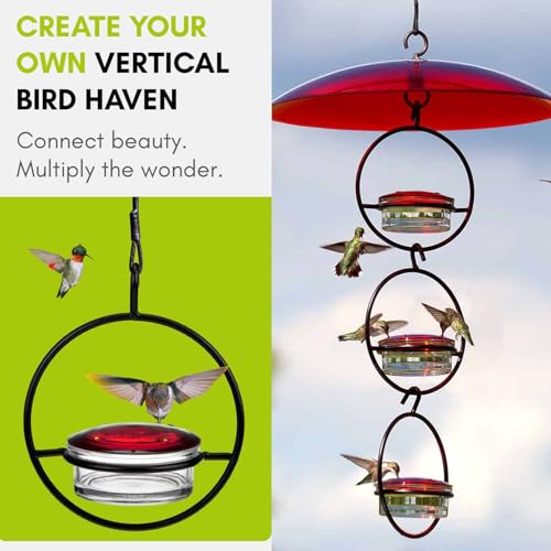 Mosaic Birds Hummble Slim Hummingbird Feeder, M045-301, 3.4 Ounce Capacity, Clear, 1 Piece