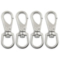 Stainless Steel Flag Clips, 4 Pack, Swivel Snap Hooks | Heavy Duty, Marine Grade Bolt Snap, For Diving/Boat Rope/Dog Leash/Swings/Keychain/Anchor/Bird Feeder