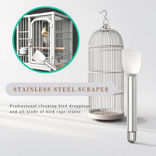 5-Piece Bird Cage Cleaning Brush Tool Set, Bird Cage Cleaner, Pet Cage Cleaning Kit, Suitable for Bird Cages, Rabbit Cages, Hamster Cages, Parrot Cages, and Other Small Pet Cage Accessories