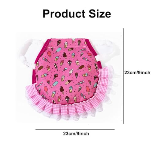 Chicken Saddles for Hens Waterproof Printed Chicken Aprons with Elastic Straps Feather Protective Vest Jackets Clothes for Poultry Back Feather Protection, 6 Pcs, 23x23cm/9x9in, Mixed Colors Random