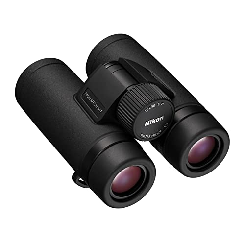 NIKON MONARCH M7 Binoculars | Lightweight Waterproof Fogproof Binoculars with ED Glass & Multilayer Coatings | Wide View, Smooth Focus & Long Eye Relief for Birdwatching, Wildlife & Outdoor Use, 10x30 | Long Eye Relief, lightweight Waterproof Fogproof Bin