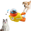 Duck Treat Dispenser for Cats and Small Dogs to Train Problem-Solving Skills, Dog Slow Feeder to Prevent Bloating, Cat Puzzle Feeder to Improve IQ,Interactive Treat Dispensing Enrichment Toy