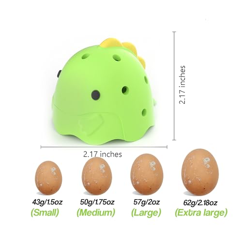 Dinosaur Egg and Vegetable Washer, 2.17 Inches, Food-Grade BPA-Free, Yellow (1, Yellow) - color: Yellow