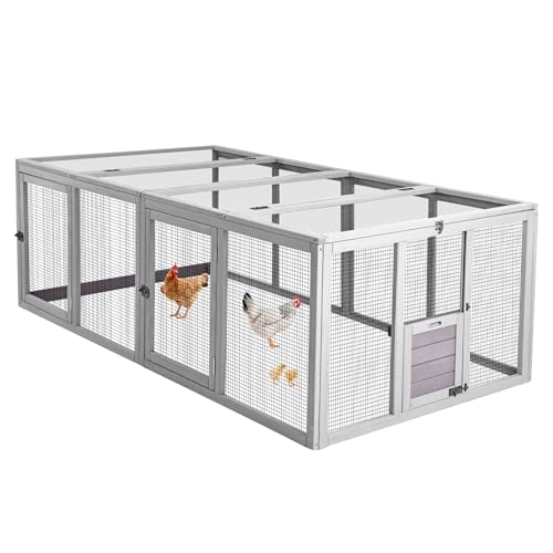 Chicken Coop Run Extension Large Hen House for Chickens,Ducks,Rabbits
