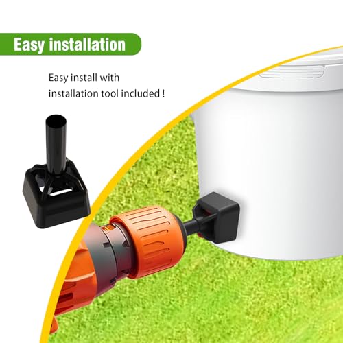 Horizontal Chicken Water Nipples Automatic Poultry Waterer Nipples Kit Drinker with Drill Bit(10)