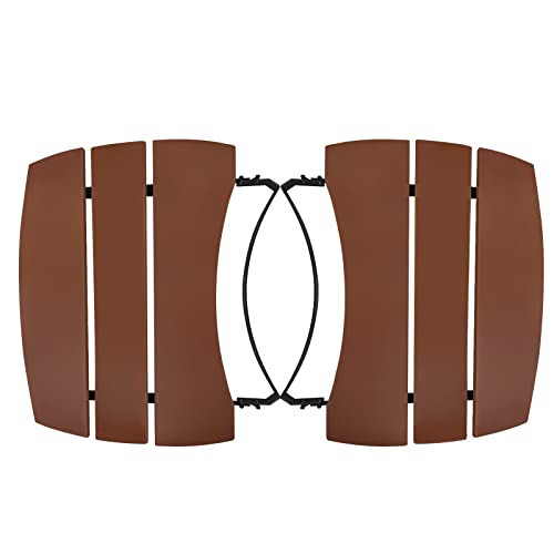 Side Shelves Upgrade Plus Big Green Egg Accessories, Composite 3 Slat Egg Mates for XLarge Big Green Egg with Folding Side Shelves Replacement Parts Grill - size: Plus XL3 Side Shelves