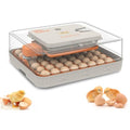 Egg Incubator for Hatching 56 Chicken, Duck, Quail & Goose Eggs – Automatic Egg Turner, Humidity & Temperature Control, Built-in LED Candler, Auto Water Refill, 360° Clear View Digital Poultry Hatcher