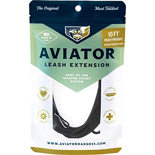 The Aviator Bird Harness Leash Extension: 10 Foot/3 Meter for Small to XX-Lar... - size: 10 ft for Small to XX-Large Aviator Harness