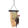 Nature's Way Bird Products CWF1 Tail-prop Suet Bird Feeder 12"H x 7.875"L x 3"W, Brown - style: Cedar Single Suet Feeder