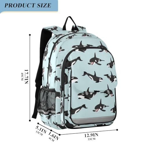 Kids Backpack Elementary Middle School Bags for Boys Girls | Travel, Daypack, Lightweight, Waterproof, with Reflective Strip - color: Multi 11