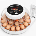 Upgraded Egg Incubators for Hatching Eggs, 22 Egg Incubator with Automatic Egg Turning, Temperature Control & Humidity Display, LED Candler, Incubator for Chicken, Duck, Quail Eggs - size: 22 EGGS
