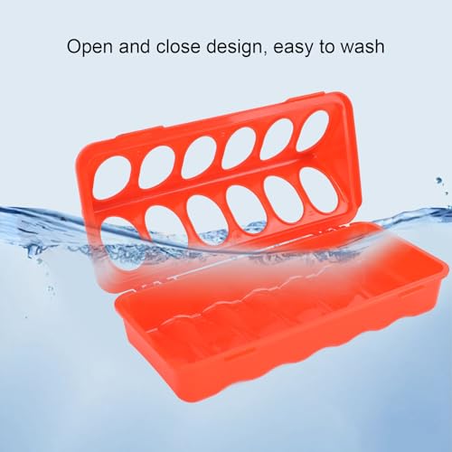 10 Set Flip Top Poultry Feeder, Flip Top Chick Feeder Plastic Quail Small Poultry Feeding Tray 12 Trough Dish Dispenser for Chicken Duck