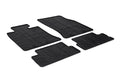 Gledring USA Custom Fit All-Weather Rubber Floor Mats Intended for Mini Cooper/One 2006-2014, No Trimming Required, Tailored Custom Fit, Protects from Rain, Mud and Snow. - color: Mini Cooper/One 2006-2014