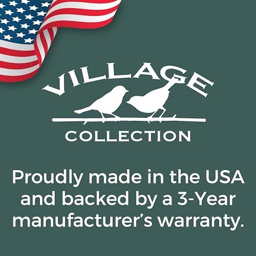 North States Village Collection - Large Red Barn Bird Feeder: Hanging Bird Feeder for Outdoors, Holds 8 Pounds of Seed
