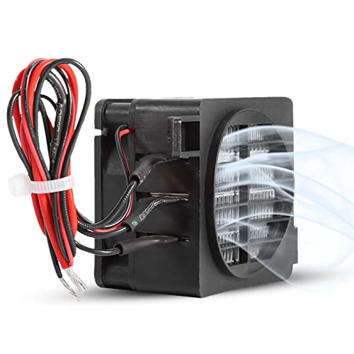 Yosoo Constant Temperature Electric Fan Heater PTC Fan Auto Heater Small Space Heater Incubator (12V 150W)