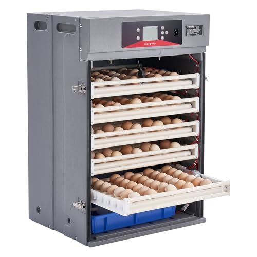 VEVOR 400 Egg Incubator, Poultry Incubator Cabinet with Automatic Eggs Turning, Temperature & Humidity Control, Heating & Cooling Egg Hatcher, Commercial Incubators for Hatching Chicks Ducks Goose - size: 400 Eggs