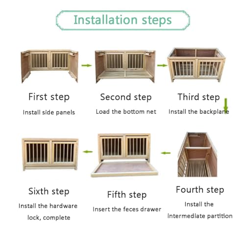 Bird Cage Large Size Solid Wood Pigeon Pairing Cage, Indoor Pigeon Nest Box with Pull Out Tray, Easy to Clean, Need to Install(Natural,23.6IN*2) - size: 23.6"L x 11.8"W x 13.8"H | 2 Count