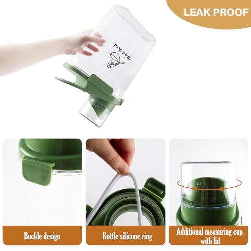 Bird Seed Storage Container,Pet Food Storage Containers with Handle and Measuring Cup/Lid,Airtight Bird Food Storage Container for Wild Bird Feeders Dispenser Hermetically Or Outdoor Feeding