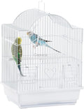 Small Bird Cage, Lightweight Hanging Travel Cage with Removable Tray | Easy to carry and clean, ideal during short trips, camping and vet visits with parakeets, canaries, lovebirds and finches. - size: 11.8"L x 9.0"W x 15.3"H