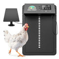 Automatic Chicken Coop Door Solar Powered, Automatic Chicken Door with Timer & Light Sensor, Aluminum Alloy Chicken Door with Multiple Modes
