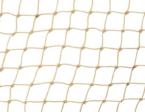 Bird B Gone Bird Net 2000 (Stone) - (25' x 25') – 3/4" Mesh Heavy-Duty Bird Netting – Knotted Polyethylene Exclusion Net for All Bird Species - color: Stone/Tan, size: 25x25