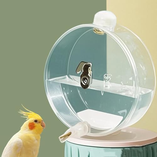 Birds Water Dispenser 350ml Portable Hangable Birds Water Feeder Pet Supplies Transparent Pet Bird Water Bottle Lovebird