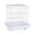 Prevue Hendryx SP850W/W Clean Life Cockatiel Cage, White,1/2" - color: White