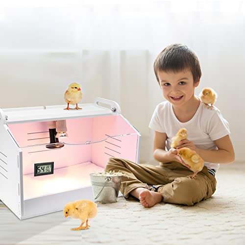 Intelligent Brooder Box 10-15 Newborns Chicks Quail Birds Egg Incubator | Chicken brooder,Brooder box for chicks,Chick brooder box,Bird house,Quail brooder,Chick feeder and waterer kit