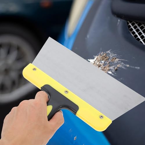 Toyvian Large Stainless Steel Bird Droppings Scraper Durable Bird Poop Cleaner Tool Handle for Efficient Cleaning for Bird Cages and Surfaces Reliable Design