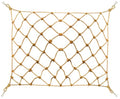 20"x16" Bird Climbing Rope Net, Parrot Swing Hammock for Cage | Bird-Safe Jute Rope, Non-Toxic, Hang-Ready, Tool-Free, For Parakeets to Macaws, Climb, Swing & Chew, Check Fit for Tiny Birds