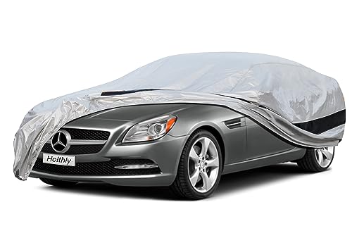 Coupe Car Cover Custom Fit Mercedes SLK-Class 1996-2015, Car Cover Waterproof All Weather for Automobiles, Sun Rain Dust UV Protection. (Ships from US Warehouse, Arrive Within 3-7 Days) - size: Custom Fit MERCEDES SLK-Clas