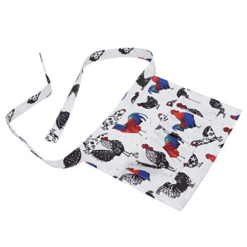 Eggs Collecting Apron with 8 Reinforced Pockets – Hands Egg Gathering Apron for Chicken Duck Goose Quail Eggs – Farmhouse Coop Kitchen Utility Size M (2 S)