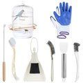 7 Pcs Bird Cage Cleaning Supplies Bird Cage Cleaner Brush Kit