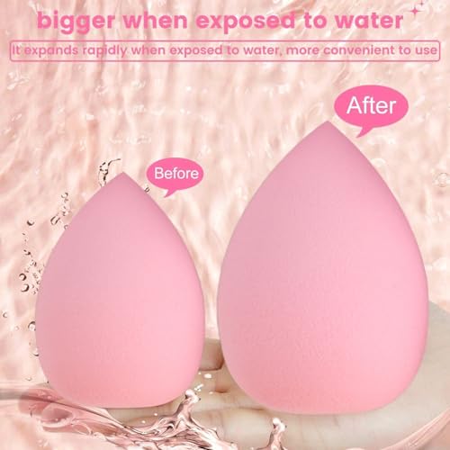 40 PCS Professional Makeup Brush Tools Set, Cosmetic Brush Sponge, Puff, Headband, Brush Cleaning Bow Set, Facial Makeup, Cleaning Accessories, Makeup Products, Valentine Day Item (Pink-40PCS) - color: Pink-40PCS