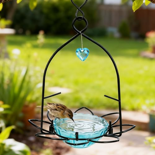 FORUP Oriole Bird Feeder, Orange Fruit Oriole Feeder (Blue) - color: Blue