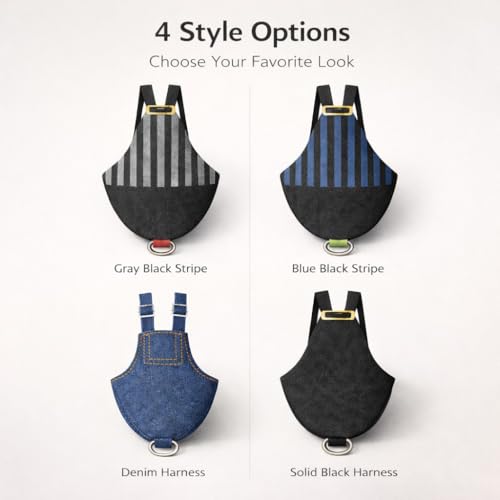4PCS Bird Diaper Harness Kit with Disposable Pads and Flight Training Leash, Reusable Bird Diaper for Parrots Cockatiels Conures and Parakeets, Adjustable Bird Harness for Indoor Use(L) - color: L