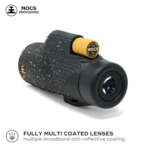 Nocs Provisions Zoom Tube 8x32 Monocular, Bird Watching & Backpacking | 8X Magnification Telescope, Bak4 Prism, Wide Field of View for Wildlife Viewing - color: Twilight Haze Blue LTD