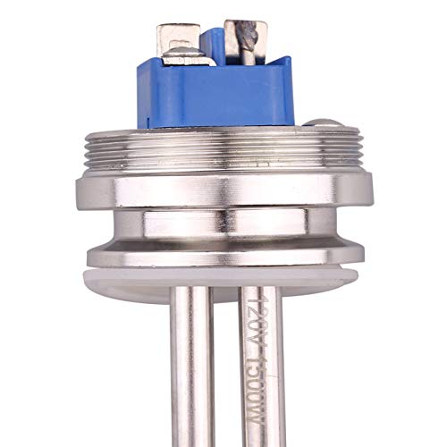 DERNORD 1.5" Inch (OD50.5mm) Tri-clamp Foldback Heating Element Stainless Steel Immersion Water Heater (120V 1500W) - size: 120V 1500w