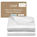Coop Home Goods Ultra-Cool Waterproof Mattress Protector, Twin XL, Cooling Mattress Protector, Machine Washable Cooling Bed Cover, Whisper Quiet Waterproof Bed Cover, Twin XL (39x80) - size: Twin XL, style: Ultra-Cool