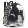 Cat Backpack Carrier, Pet Backpack, Breathable Cat Dog Space Capsule Backpack, Airline-Approved for Small Cats Dogs Birds Bunny Travel Hiking - color: BLACK