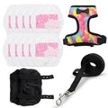 Chicken Harness Hen Camouflage Pink Size with 5.4foot Matching Leash – Adjustable Resilient Comfortable Breathable (Small Camouflage Pink) - color: Camouflage pink, size: Small