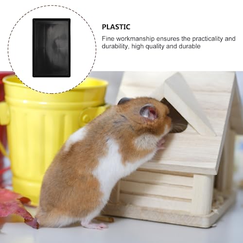 TEHAUX Dog Crate Tray, Dog Kennel Replacement Pan Rabbit Tray Plastic Potty Black Bird Cage s Replacement for Cat Cage Pet Supplies (43 * 32.5 * 2.5cm/16.98 * 12.77 * 0.98inch)