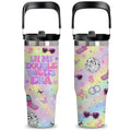 10 Year Old Girl Birthday Gifts - 30oz In My Double Digits Era Tumbler with Handle, 10th Birthday Gifts for Girls, Double Digits Themed Drinkware, Birthday Gift for Daughter, Niece, Best Friend - color: Digits Era1