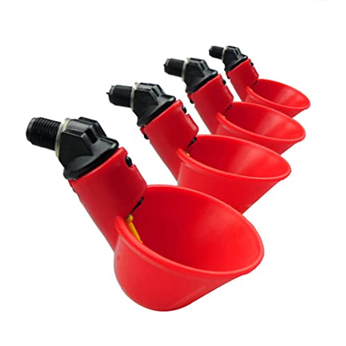 DoubleWood Fully Automatic Poultry Drinking Machine Chicken Drinking Cup, Chicken Drinking Watering Cups/Poultry Drinking Machine (24)