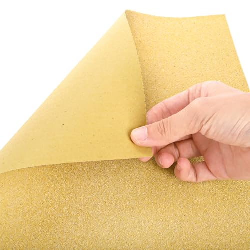 Okllen 50 Pieces Gravel Liner Paper for Bird Cage, 11 x 17 inch Birdcage Liner Pet Bedding Accessories, Parrot Cage Sandpapers