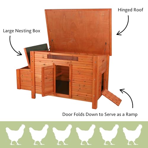 TRIXIE Pet Products Chicken Coop, 59 x 30.75 x 32.25 inches