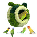 Hamiledyi Bird Nest Warm Snuggle Hut Bird Bed Fluffy Bird Sleeping Bed Parrot Nest Hammock Bird Shed Hut House Plush Snuggle Bird Hammock for Parakeets Cockatiels Conures Lovebirds (Medium) - size: Medium