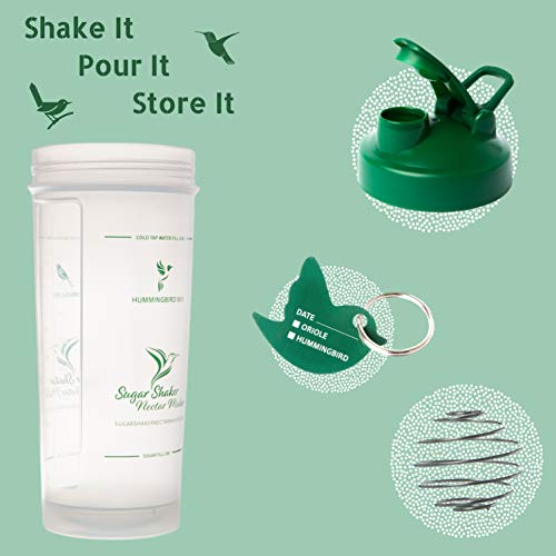 Hummingbird Nectar Easy Mix Bottle for Filling Hummingbird Feeders and Oriole Feeders Quickly | Powder Nectar Mix Hummingbird Food Has Never Been Easier | Buy 2 and Save $5