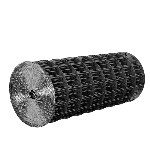 VEVOR Hardware Cloth 36 in x 25 ft, 2 x 3 in Mesh 16 Gauge Galvanized Wire Mesh Roll, Weather-Resistant Vinyl Coated Chicken Wire Fencing, Heavy Duty Welded Garden Plant Fencing for Rabbit Cage Snake - size: 36in*25ft 2in*3in